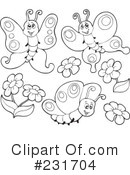 Butterfly Clipart #231704 by visekart