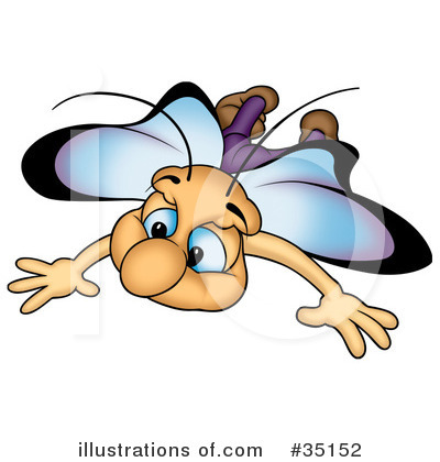 Royalty-Free (RF) Butterfly Clipart Illustration by dero - Stock Sample #35152
