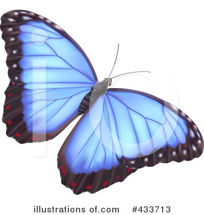 Royalty-Free (RF) Butterfly Clipart Illustration by AtStockIllustration - Stock Sample #433713