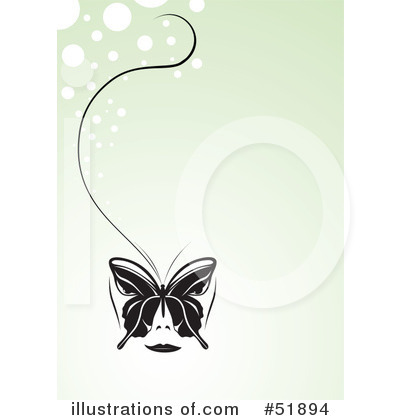 Royalty-Free (RF) Butterfly Clipart Illustration by stockillustrations - Stock Sample #51894