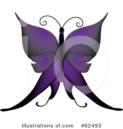Butterfly Clipart #62493 by Pams Clipart