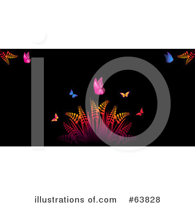 Royalty-Free (RF) Butterfly Clipart Illustration by elaineitalia - Stock Sample #63828
