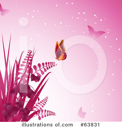 Royalty-Free (RF) Butterfly Clipart Illustration by elaineitalia - Stock Sample #63831
