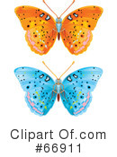 Butterfly Clipart #66911 by Pushkin