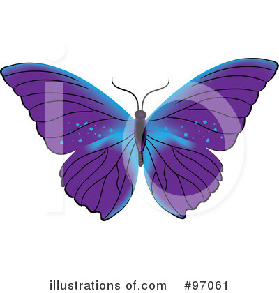 Butterfly Clipart #97061 by Pams Clipart