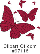 Butterfly Clipart #97116 by Pams Clipart