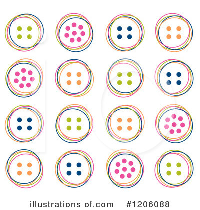 Royalty-Free (RF) Button Clipart Illustration by Cherie Reve - Stock Sample #1206088