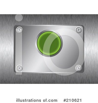 Royalty-Free (RF) Button Clipart Illustration by michaeltravers - Stock Sample #210621