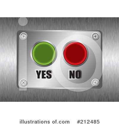 Royalty-Free (RF) Button Clipart Illustration by michaeltravers - Stock Sample #212485