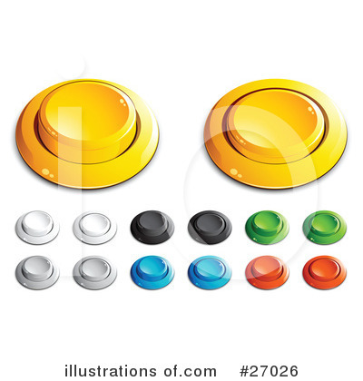 Web Site Buttons Clipart #27026 by beboy