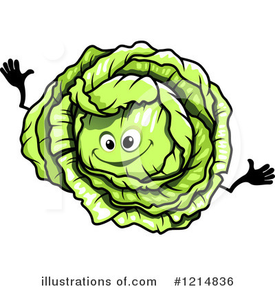 Cabbage Clipart #1214836 - Illustration by Vector Tradition SM