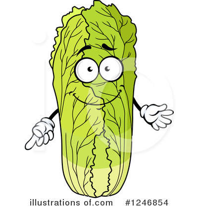 Royalty-Free (RF) Cabbage Clipart Illustration by Vector Tradition SM - Stock Sample #1246854