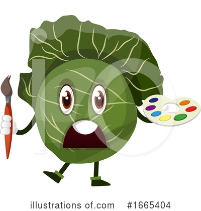 Royalty-Free (RF) Cabbage Clipart Illustration by Morphart Creations - Stock Sample #1665404