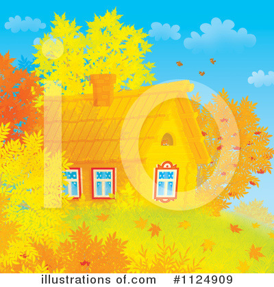 Royalty-Free (RF) Cabin Clipart Illustration by Alex Bannykh - Stock Sample #1124909