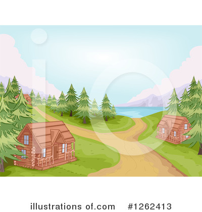 Royalty-Free (RF) Cabin Clipart Illustration by BNP Design Studio - Stock Sample #1262413