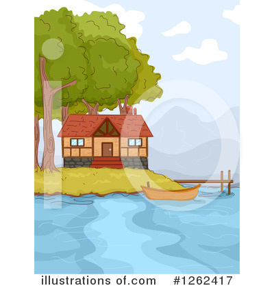 Royalty-Free (RF) Cabin Clipart Illustration by BNP Design Studio - Stock Sample #1262417