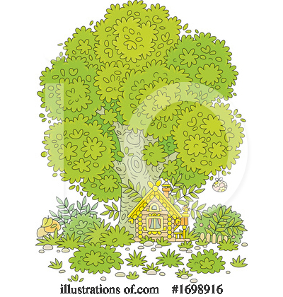 Royalty-Free (RF) Cabin Clipart Illustration by Alex Bannykh - Stock Sample #1698916