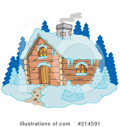 Royalty-Free (RF) Cabin Clipart Illustration by visekart - Stock Sample #214591