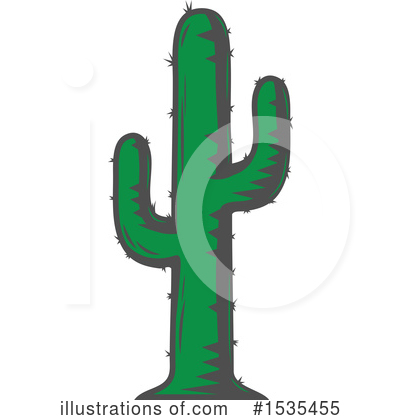 Saguaro Cactus Clipart #1535455 by Vector Tradition SM