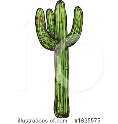 Saguaro Cactus Clipart #1625575 by Vector Tradition SM