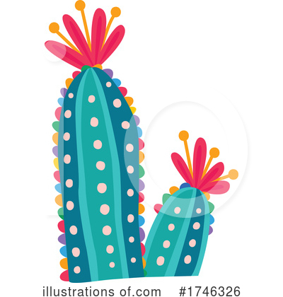 Royalty-Free (RF) Cactus Clipart Illustration by Vector Tradition SM - Stock Sample #1746326