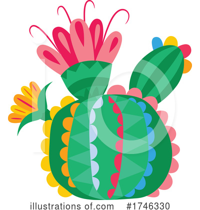 Royalty-Free (RF) Cactus Clipart Illustration by Vector Tradition SM - Stock Sample #1746330