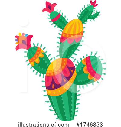 Royalty-Free (RF) Cactus Clipart Illustration by Vector Tradition SM - Stock Sample #1746333