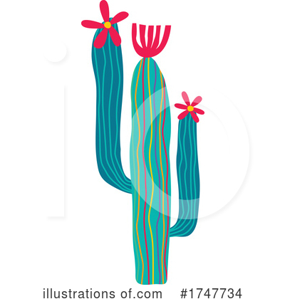 Royalty-Free (RF) Cactus Clipart Illustration by Vector Tradition SM - Stock Sample #1747734