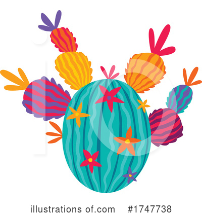 Royalty-Free (RF) Cactus Clipart Illustration by Vector Tradition SM - Stock Sample #1747738
