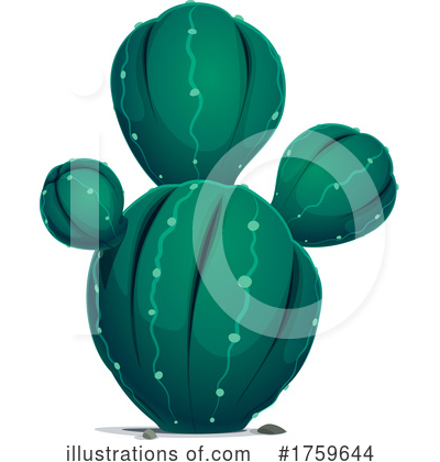 Royalty-Free (RF) Cactus Clipart Illustration by Vector Tradition SM - Stock Sample #1759644