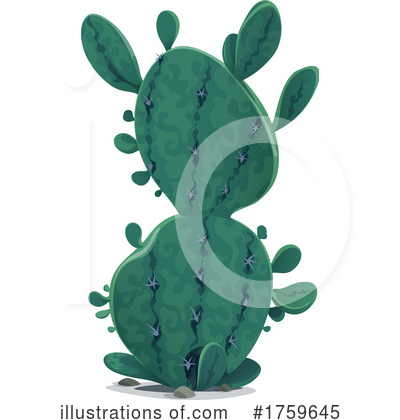 Royalty-Free (RF) Cactus Clipart Illustration by Vector Tradition SM - Stock Sample #1759645