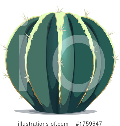 Royalty-Free (RF) Cactus Clipart Illustration by Vector Tradition SM - Stock Sample #1759647