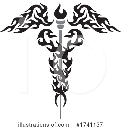 Caduceus Clipart #1741137 by Any Vector