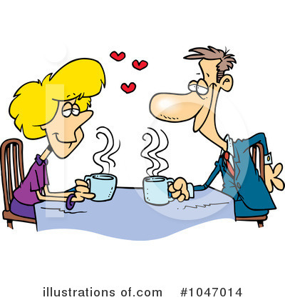 Royalty-Free (RF) Cafe Clipart Illustration by toonaday - Stock Sample #1047014