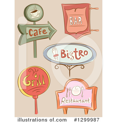 Royalty-Free (RF) Cafe Clipart Illustration by BNP Design Studio - Stock Sample #1299987