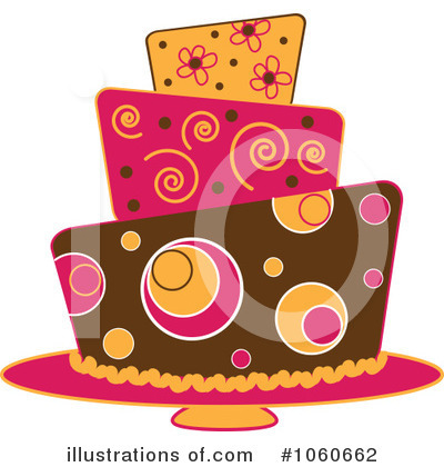 Royalty-Free (RF) Cake Clipart Illustration by Pams Clipart - Stock Sample #1060662