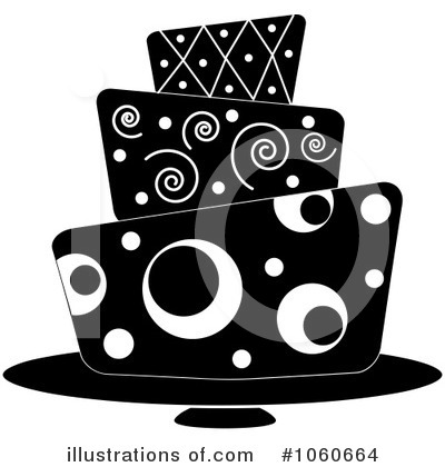 Royalty-Free (RF) Cake Clipart Illustration by Pams Clipart - Stock Sample #1060664