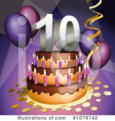 Royalty-Free (RF) Cake Clipart Illustration by Oligo - Stock Sample #1079742