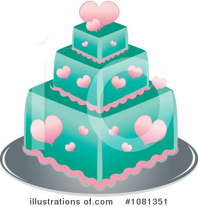 Royalty-Free (RF) Cake Clipart Illustration by Pams Clipart - Stock Sample #1081351