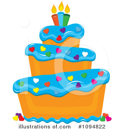 Royalty-Free (RF) Cake Clipart Illustration by Pams Clipart - Stock Sample #1094822