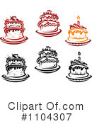Cake Clipart #1104307 by Vector Tradition SM