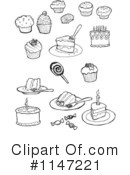 Cake Clipart #1147221 by lineartestpilot