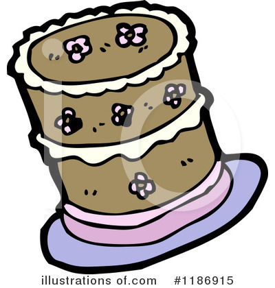 Royalty-Free (RF) Cake Clipart Illustration by lineartestpilot - Stock Sample #1186915