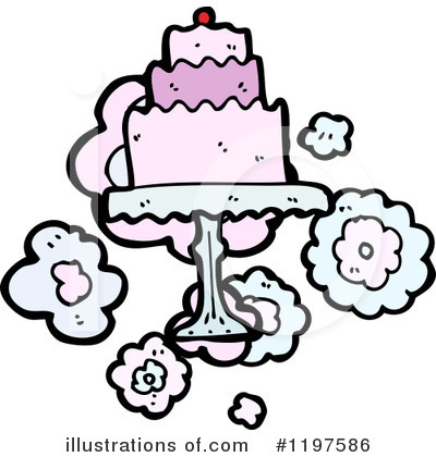 Royalty-Free (RF) Cake Clipart Illustration by lineartestpilot - Stock Sample #1197586
