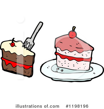 Royalty-Free (RF) Cake Clipart Illustration by lineartestpilot - Stock Sample #1198196