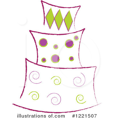 Wedding Cake Clipart #1221507 by Pams Clipart