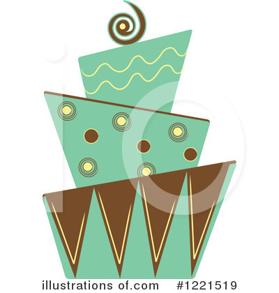Royalty-Free (RF) Cake Clipart Illustration by Pams Clipart - Stock Sample #1221519