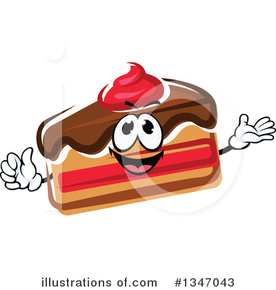 Royalty-Free (RF) Cake Clipart Illustration by Vector Tradition SM - Stock Sample #1347043