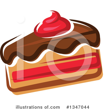 Royalty-Free (RF) Cake Clipart Illustration by Vector Tradition SM - Stock Sample #1347044