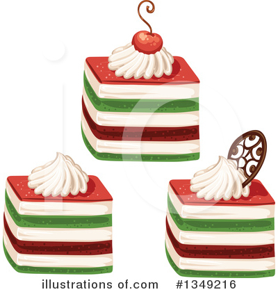 Royalty-Free (RF) Cake Clipart Illustration by merlinul - Stock Sample #1349216